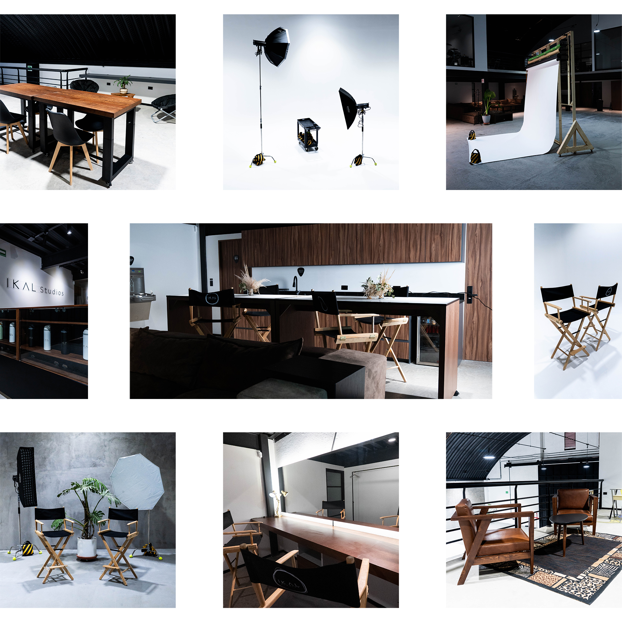 Sets modulares y espacios de producción en IKAL Studios, Puebla